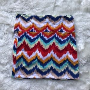 Bright Multicolored Mini Skirt